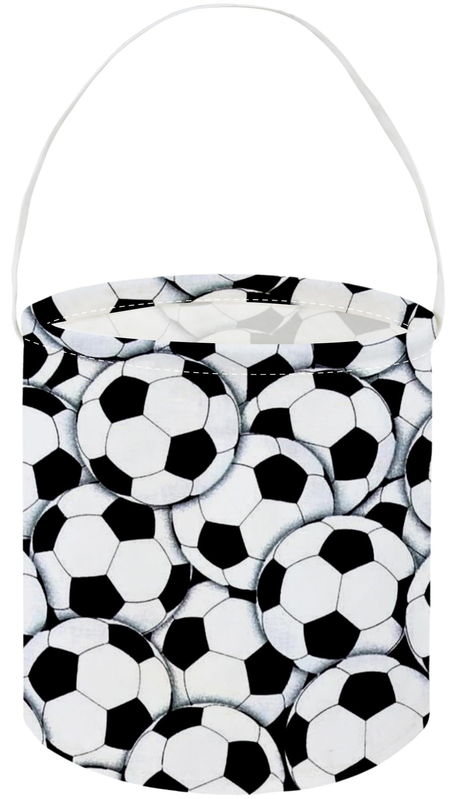 Soccer Bucket,Kids Bucket, Small Gift Bucket with Handles for Kids Room Decor...