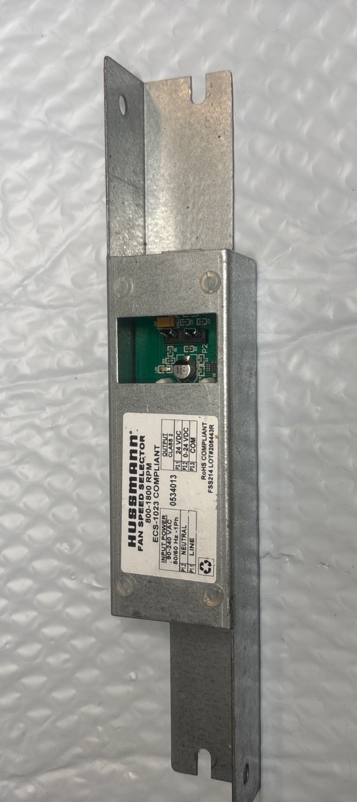 Hussmann 0534013 Fan Speed Selector (FSS), Genuine OEM Part, NO RISK/FREE RETURN