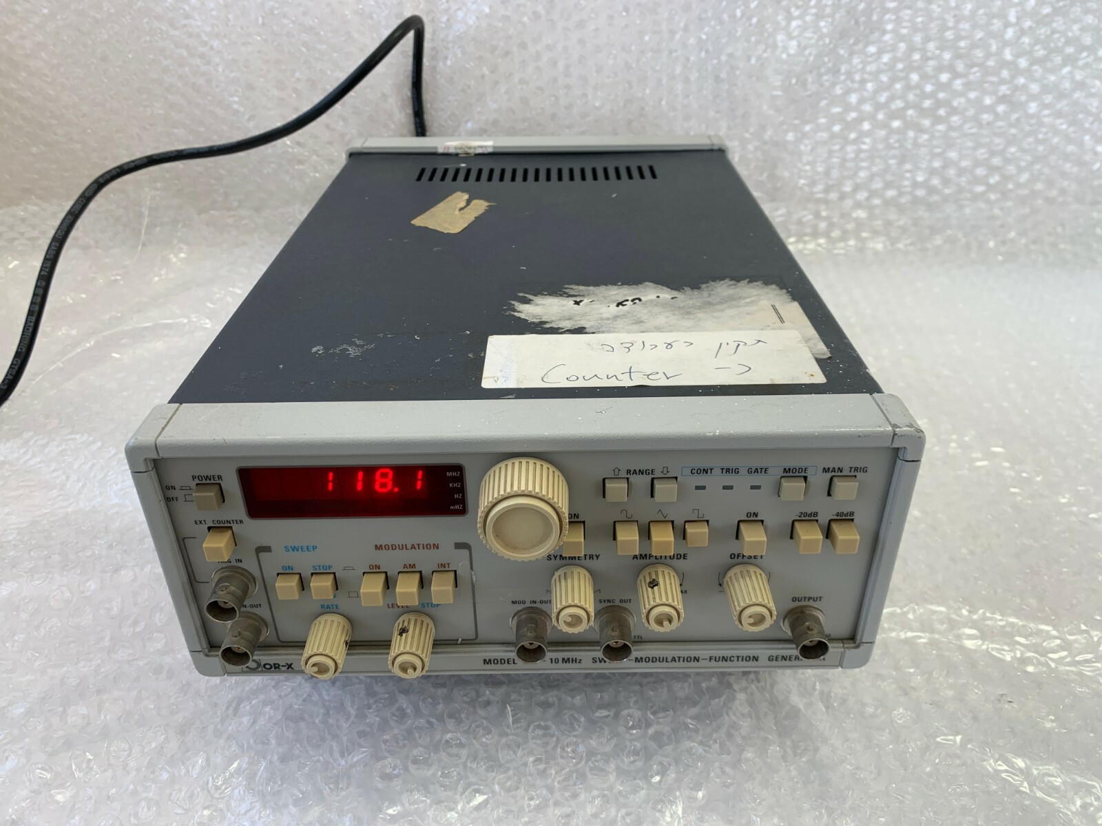 OR-X 311 10 MHz SWEEP MODULATION FUNCTION GENERATOR Used