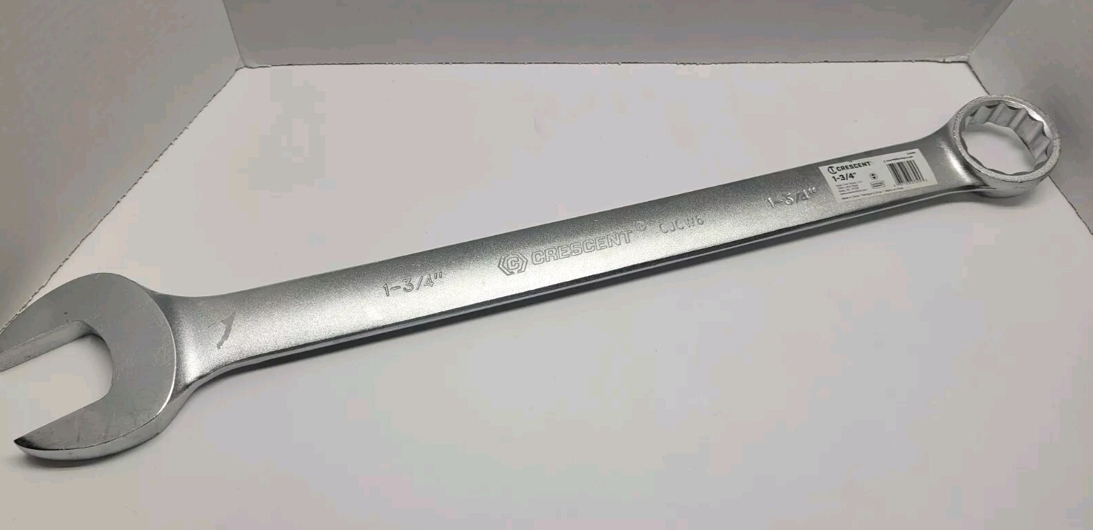 Crescent 1-3/4" 12 Point Satin Jumbo Long Pattern Combination Wrench - CJCW6