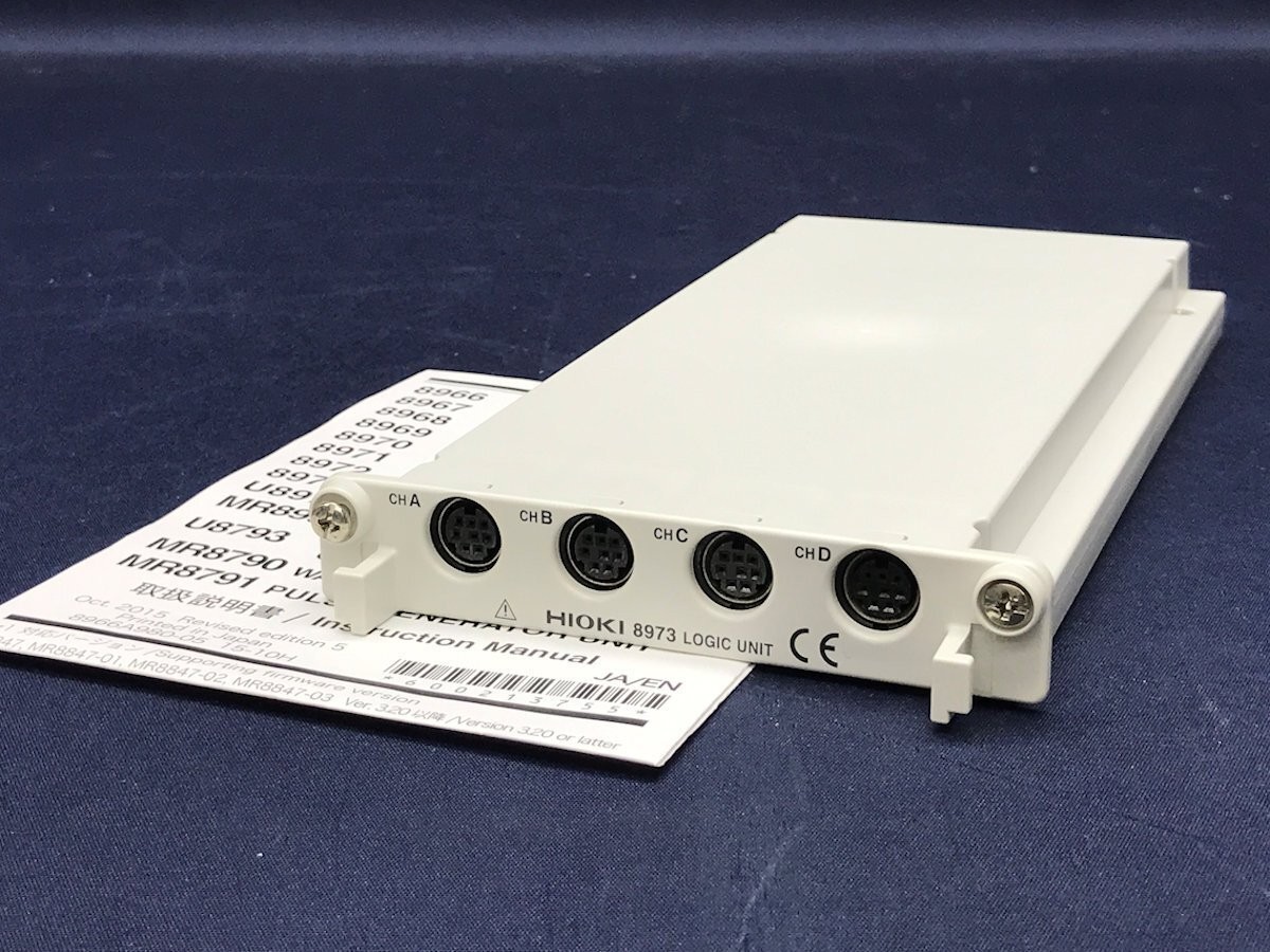 HIOKI / 8973 Logic Unit Tested Working Clean w/ Manual Made in Japan 1 Unit Rare