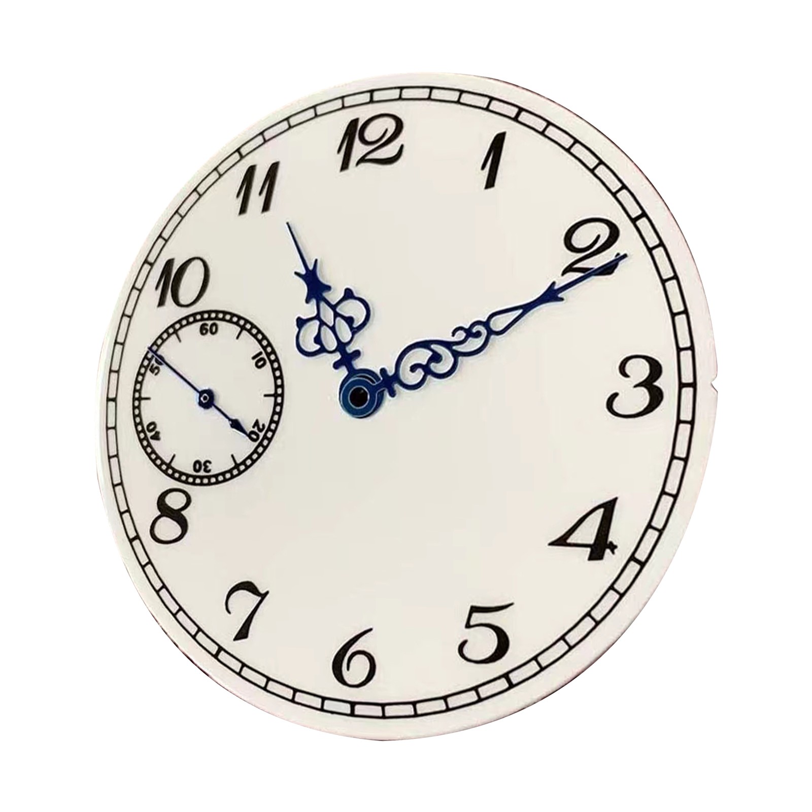 37mm Watch Dial Face+ Blue Watch Hands Kit for ETA 6497 ST3600 Movement