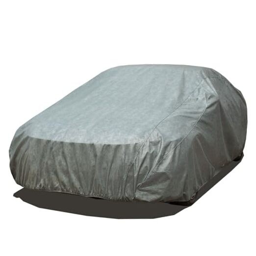 All Weather Waterproof Car Cover, 7-Layer Non-Woven fits Car up to 185X"60"X50"
