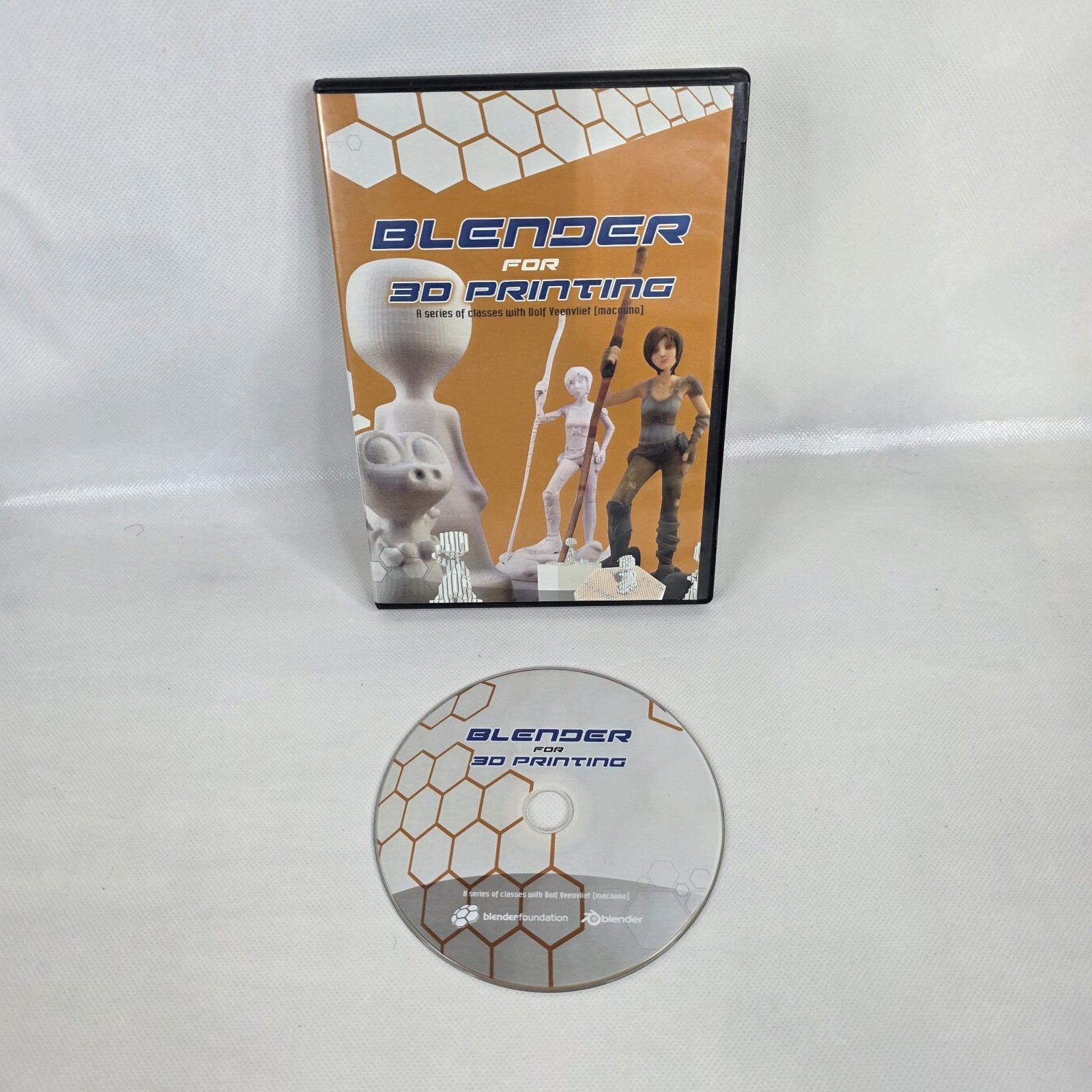 Blender For 3D Printing Series of Classes with Dolf Veenvliet (Macouno) DVD-R
