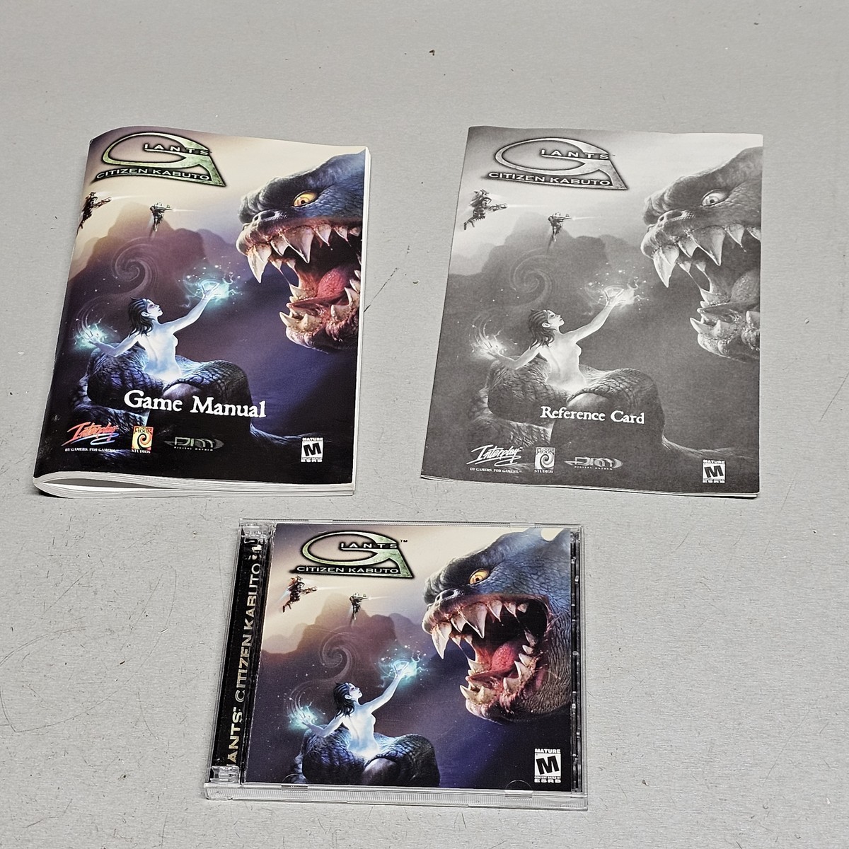 Giants Citizen Kabuto PC Game CD w Manual & Reference Card Eidos Interactive