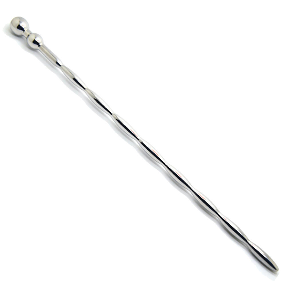 Benny Penis Sound, 316L Surgical Steel 12" Long Male Urethral Sounding Plug