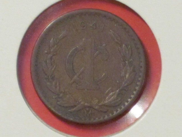 1941 - M One Centavo - Mexico KM# 415