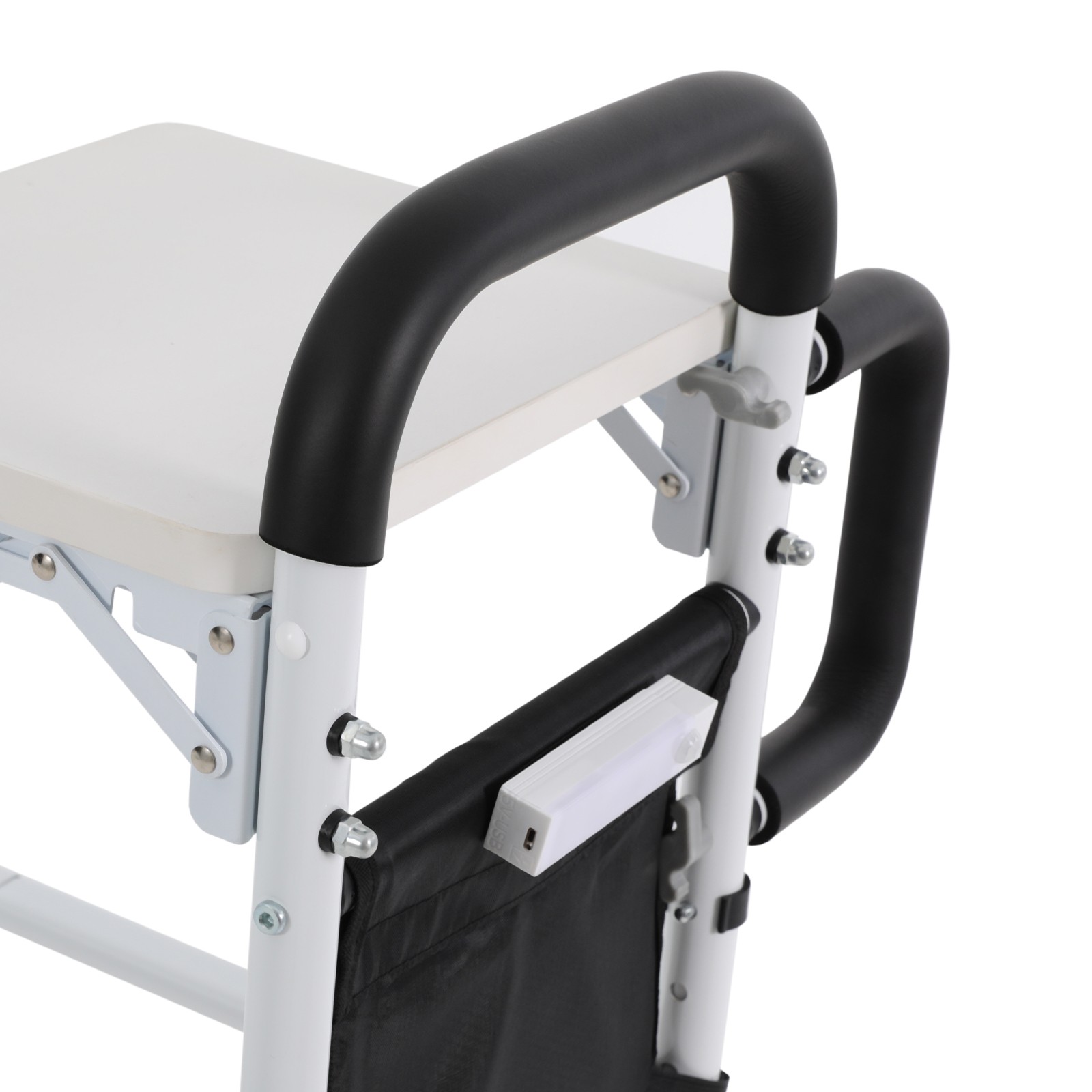 Height Adjustable Bed Rail for Seniors, Sturdy Support & Storage Solutions