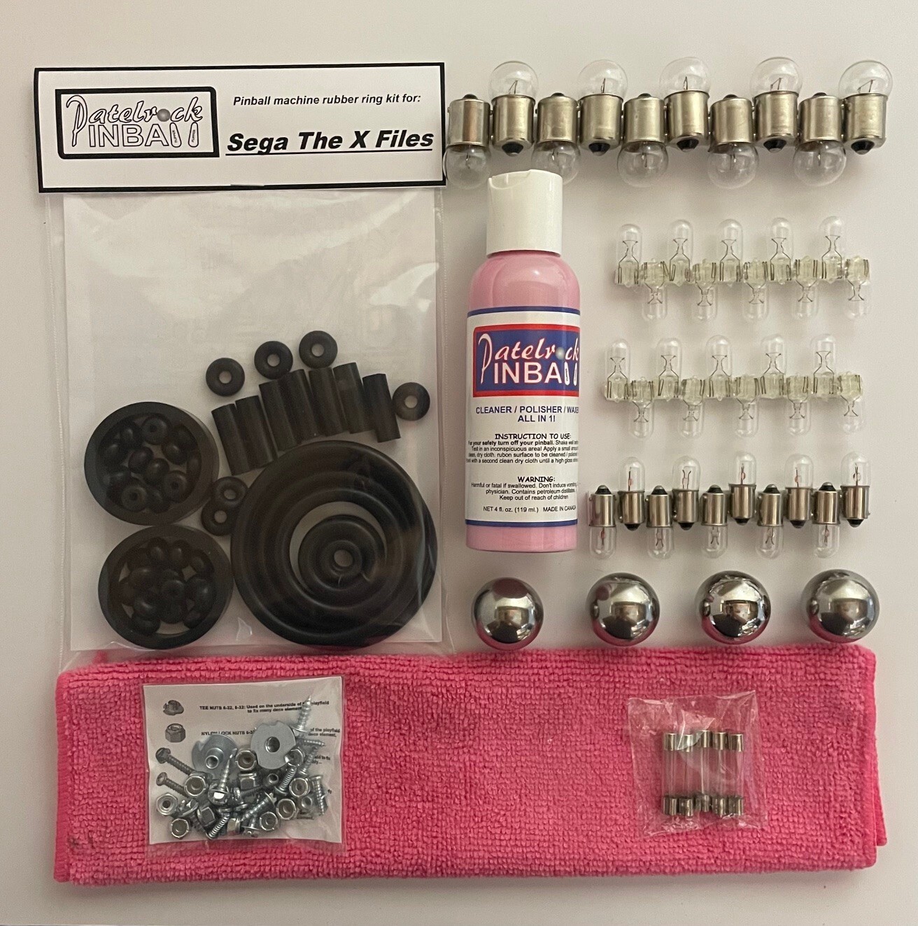 1997 Sega The X-Files Pinball Machine Maintenance Tune Up Kit