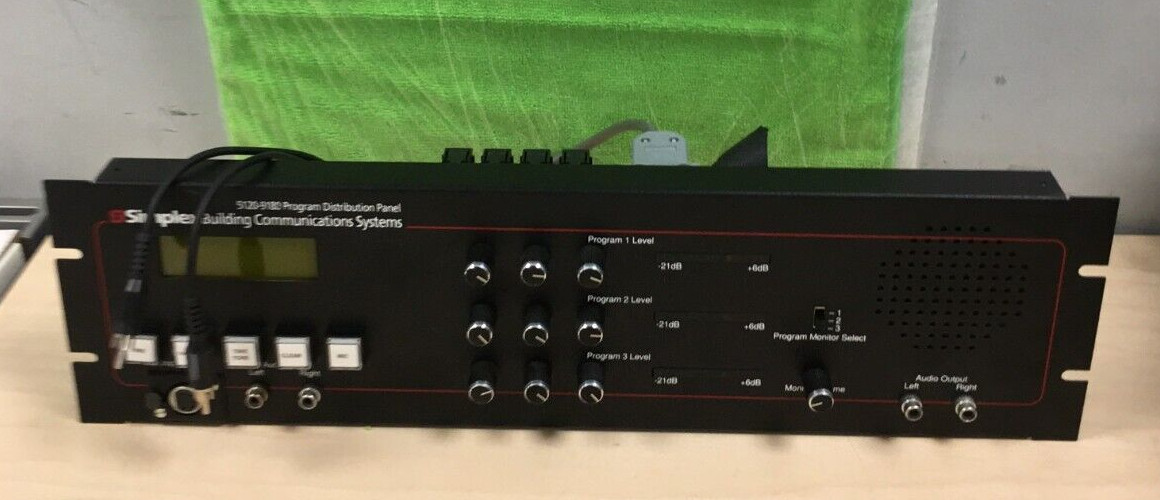 Simplex 5120-9180 Program Distribution Panel