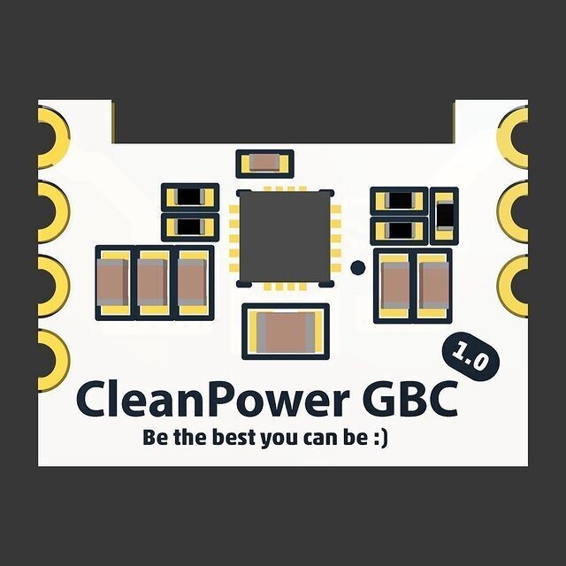 CleanPower Regulator Board for Game Boy Color GBC IPS Mod