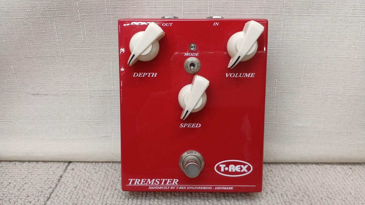T-REX TREMSTER Vintage Tube Amp Tremolo Vibrato Effect Pedal Used