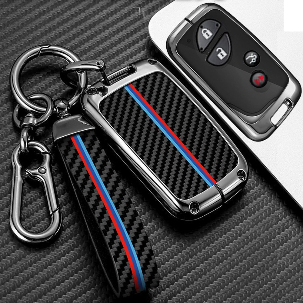 Carbon Style Remote Key Fob Cover Case For 2006-2014 LEXUS ES GS IS LS LX RX CT