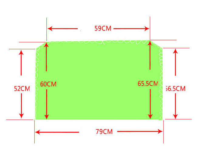 New Stand Microscope Dust Cover Plastic 790mm x 550mm x 520mm FotoHigh