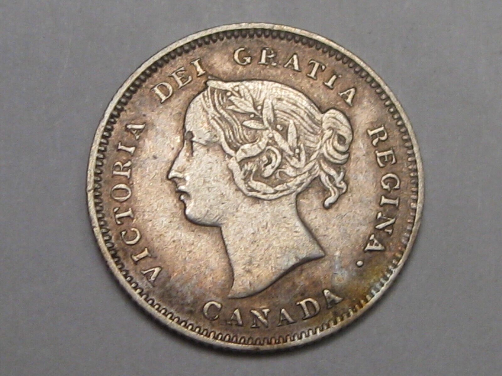1900 Silver 5¢ Five Cent CANADA. #23