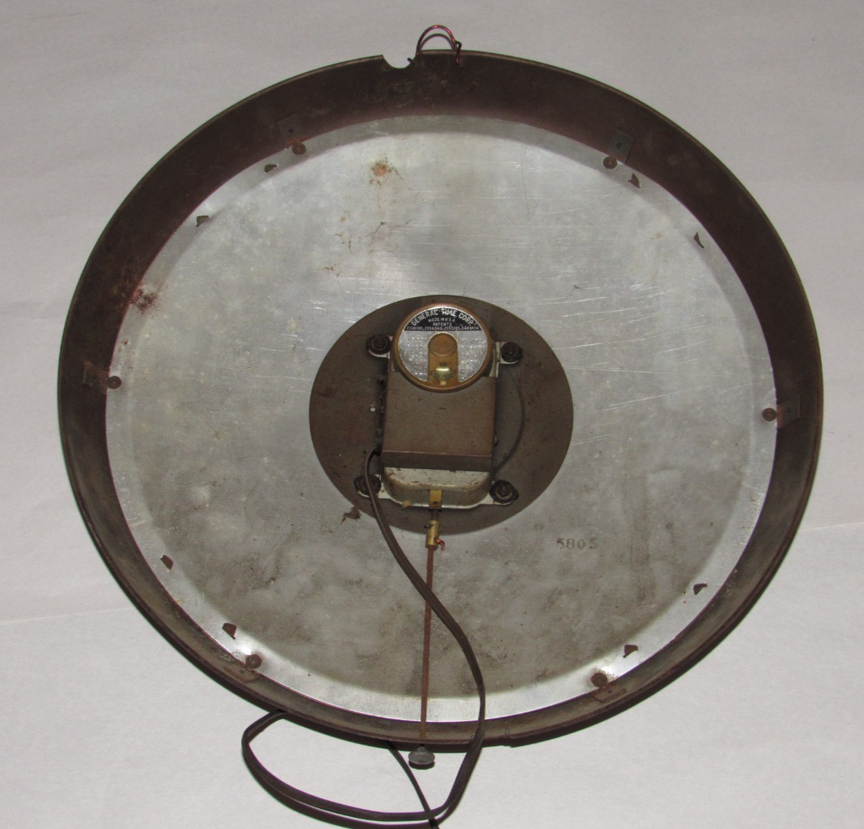 Seth Thomas General Electric Corp Electric Wall Clock 15" Round
