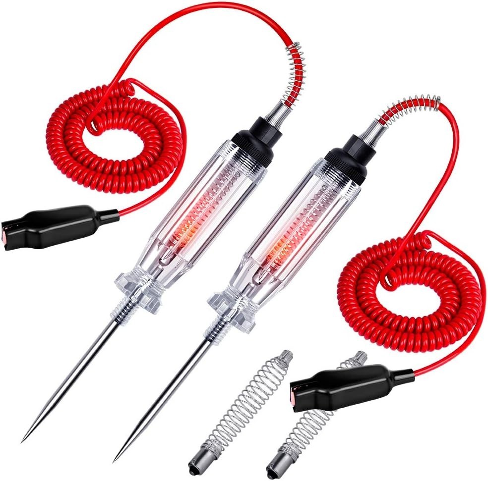 Probador de circuito automotriz de bombilla LED superior luz de prueba de 6-24 V