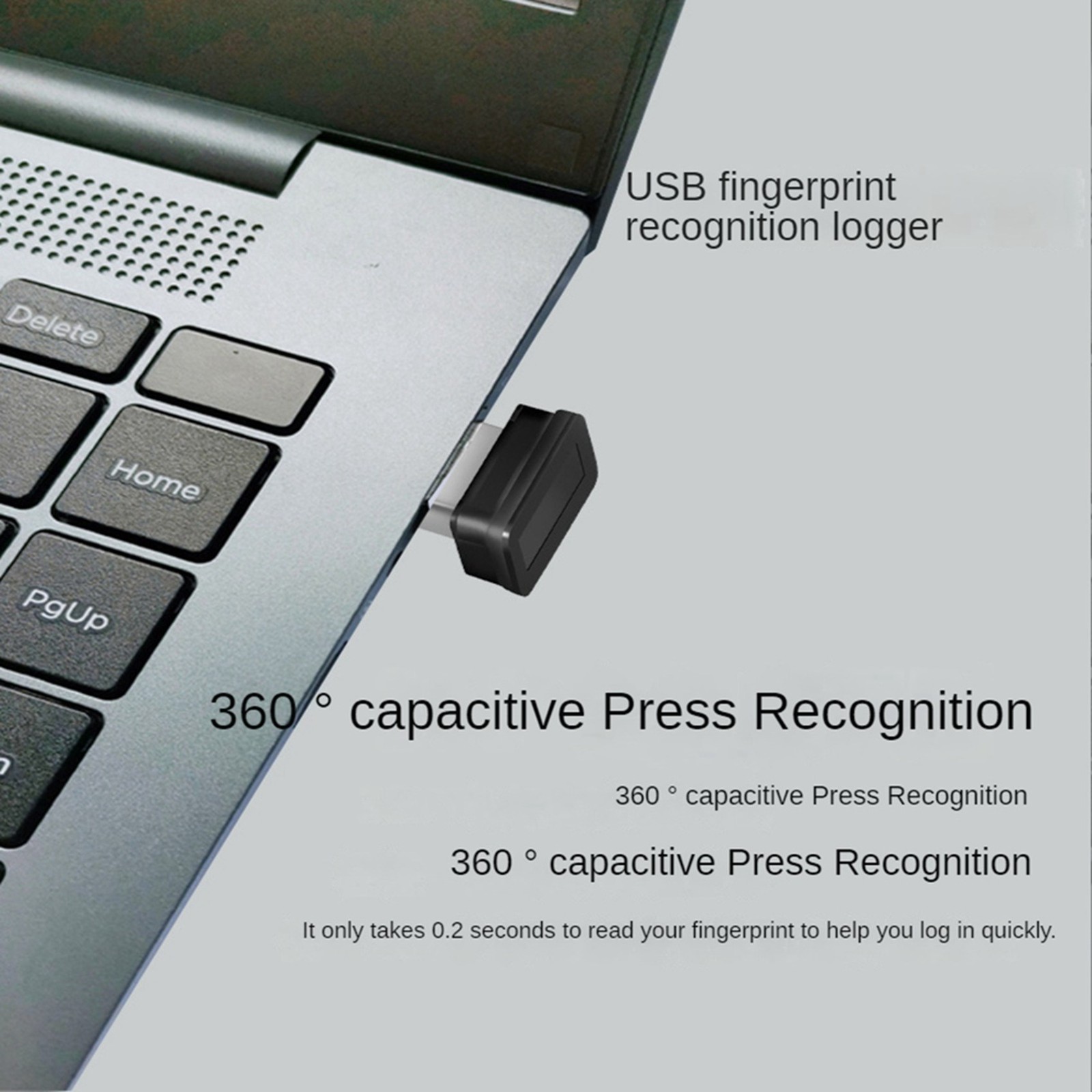 2X USB Fingerprint Reader for 10 Hello Biometrics Security Key H1P45075