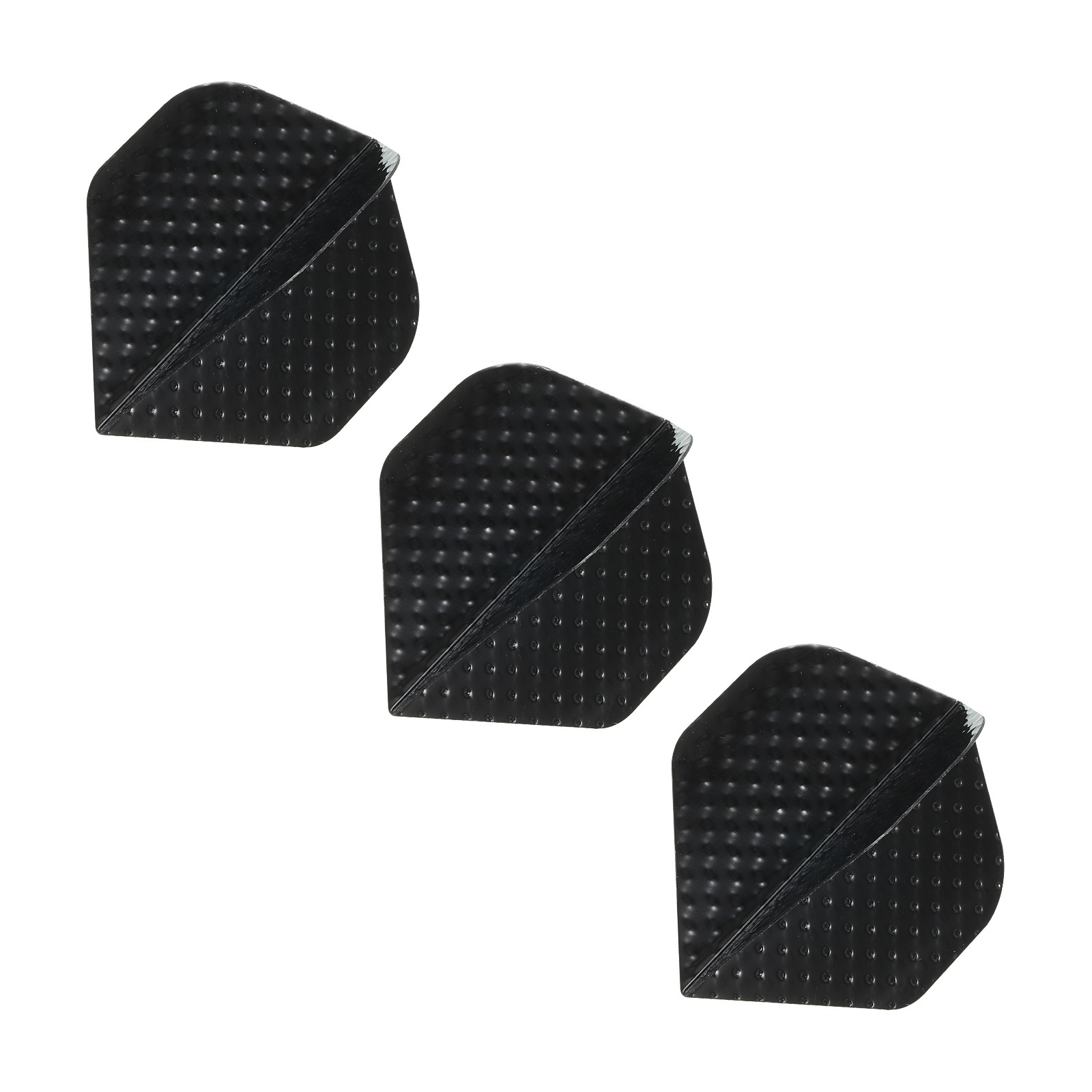 Slim Dart Flights, 3 Pack Aluminum Foil Dart Accessories, Black