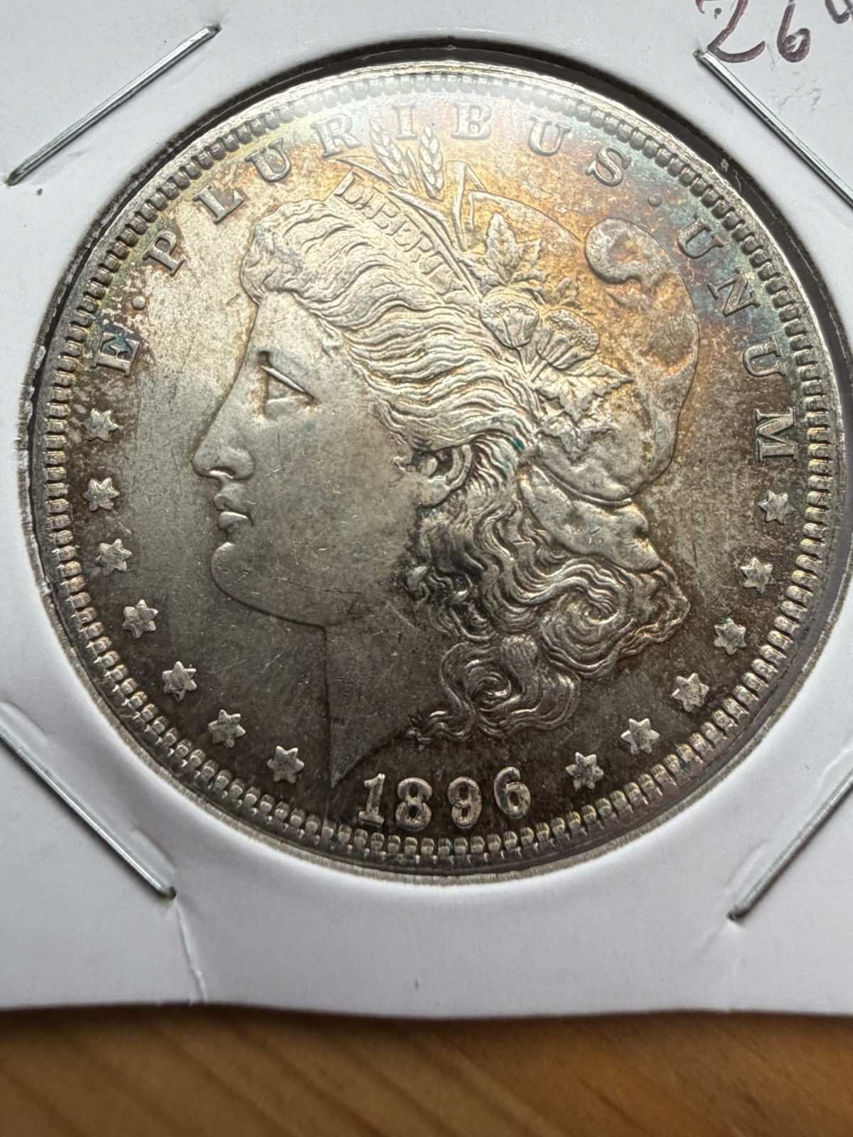 1896 Morgan Dollar - BU - Toned - As Shown! (#2699)