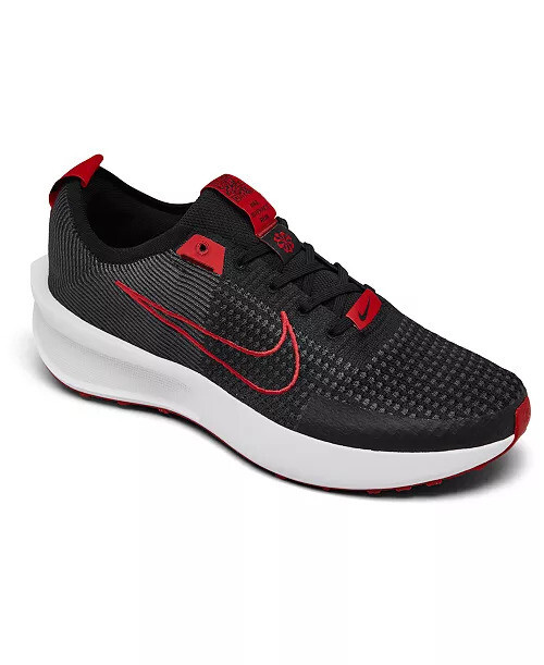 NEW MEN’S NIKE INTERACT 10 RUNNING SHOES!! IN BLACK FIRE RED WHITE!! IN MEDIUM!!
