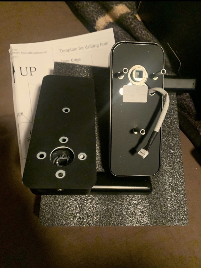 BEBASIA Fingerprint Lock, Keyless Entry Door Lock Digital Free App, Fobs, Code