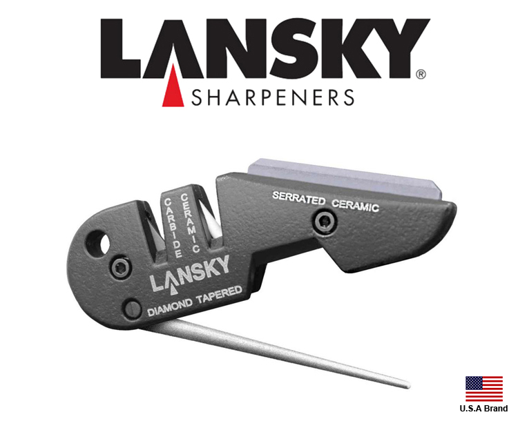 LANSKY Sharpeners Blade Medic 4-In-1 Knife And Tool Pocket Sharpener