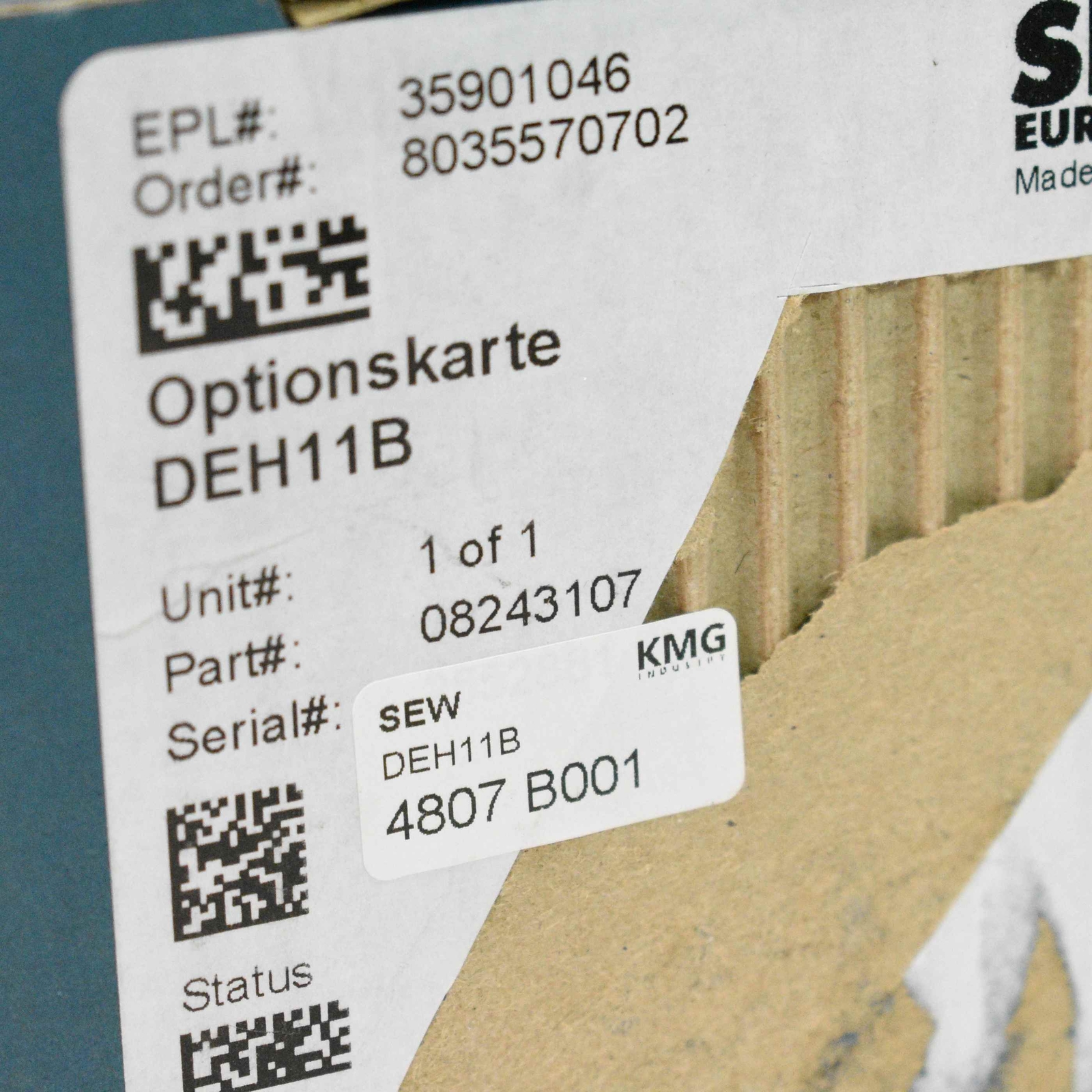 SEW Option Card 08243107 DEH11B -New-
