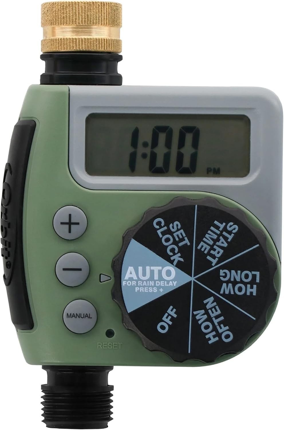 One Outlet Single-Dial Hose Faucet Timer - Easy Programmable - For Garden Wat...