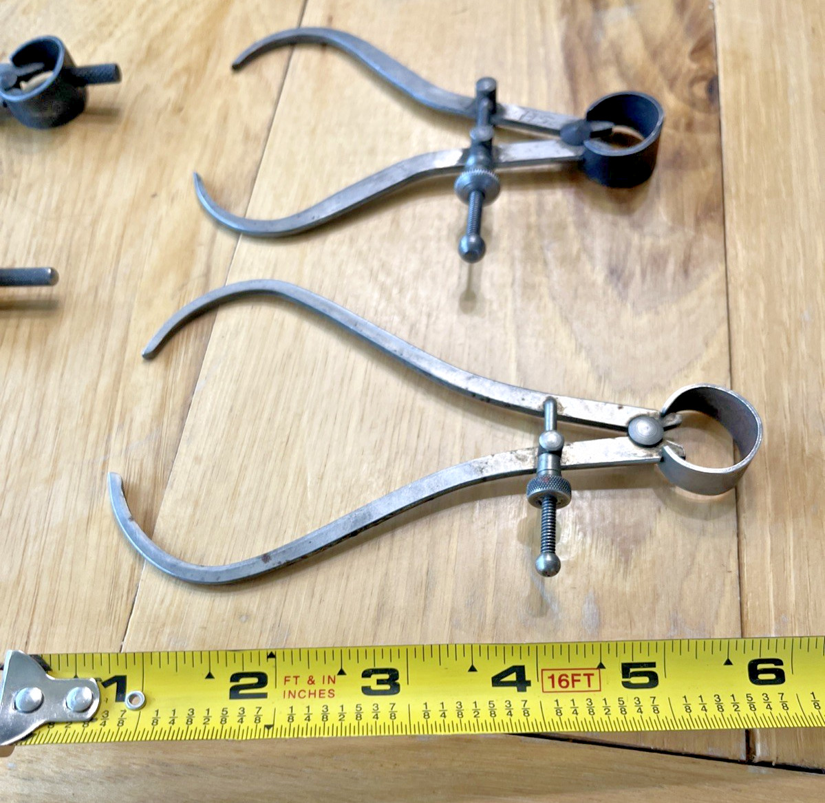 Caliper set of 5 internal, external & devider