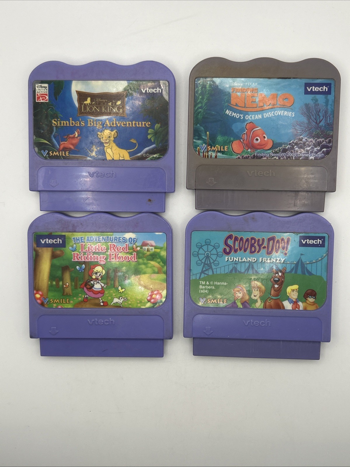 Lot of 5 VTech V.Smile Learning Game Cartridges