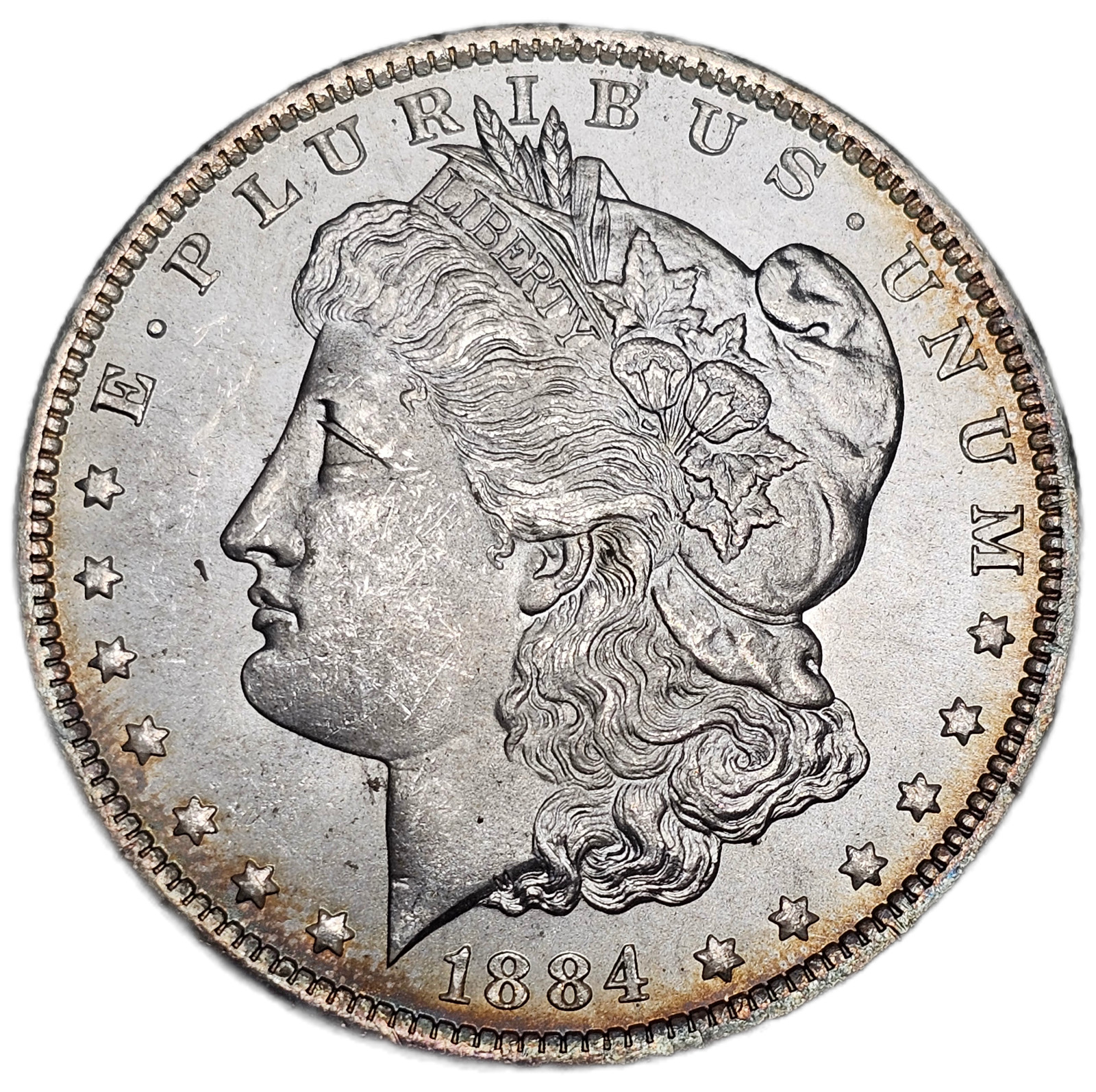 1884-O $1 Morgan Silver Dollar-MS-Free USA Shipping!