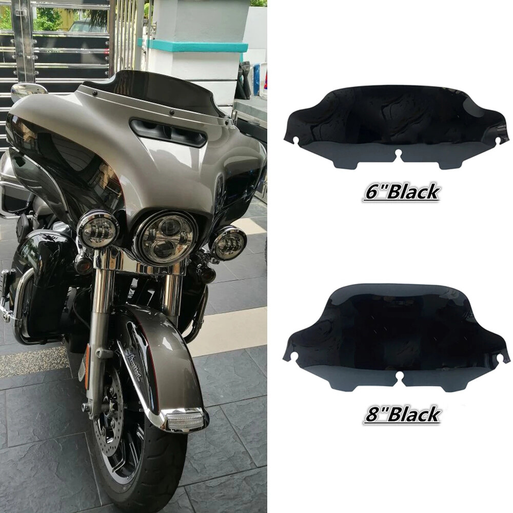 6" Windshield for Harley Davidson Touring Street Glide 1996 - 2013 Windscreen