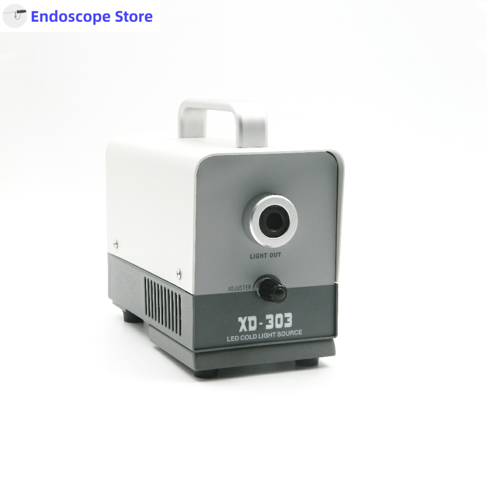 Mini Medical LED Endoscope Handheld Cold Light Source Match WOLF Customized
