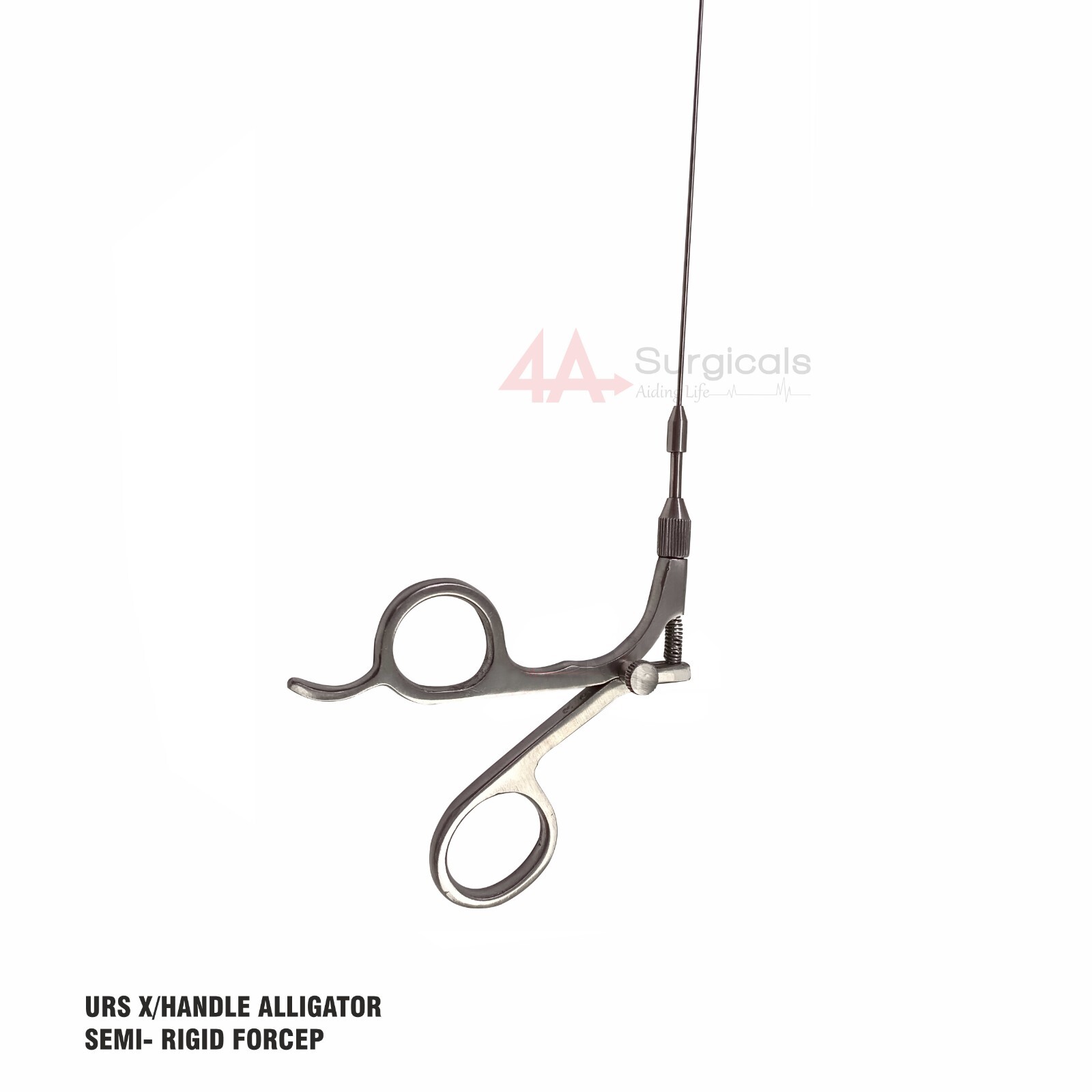 4A URS X/HANDLE ALLIGATOR SEMI- RIGID FORCEP 4Fr 60cm.
