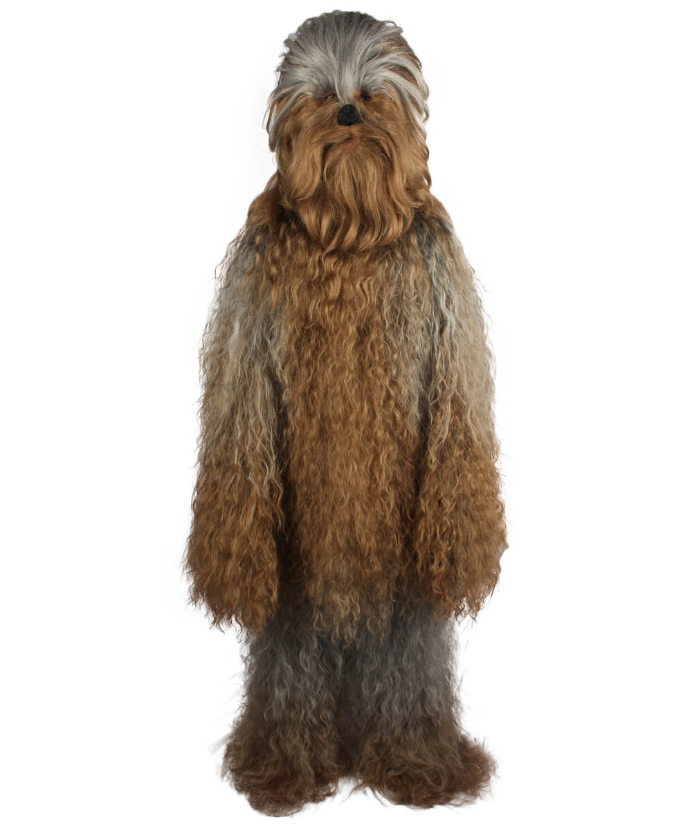 Unisex Long Hairy Warrior Ape Military Leader Resistanc Cosplay Costume and Wig,