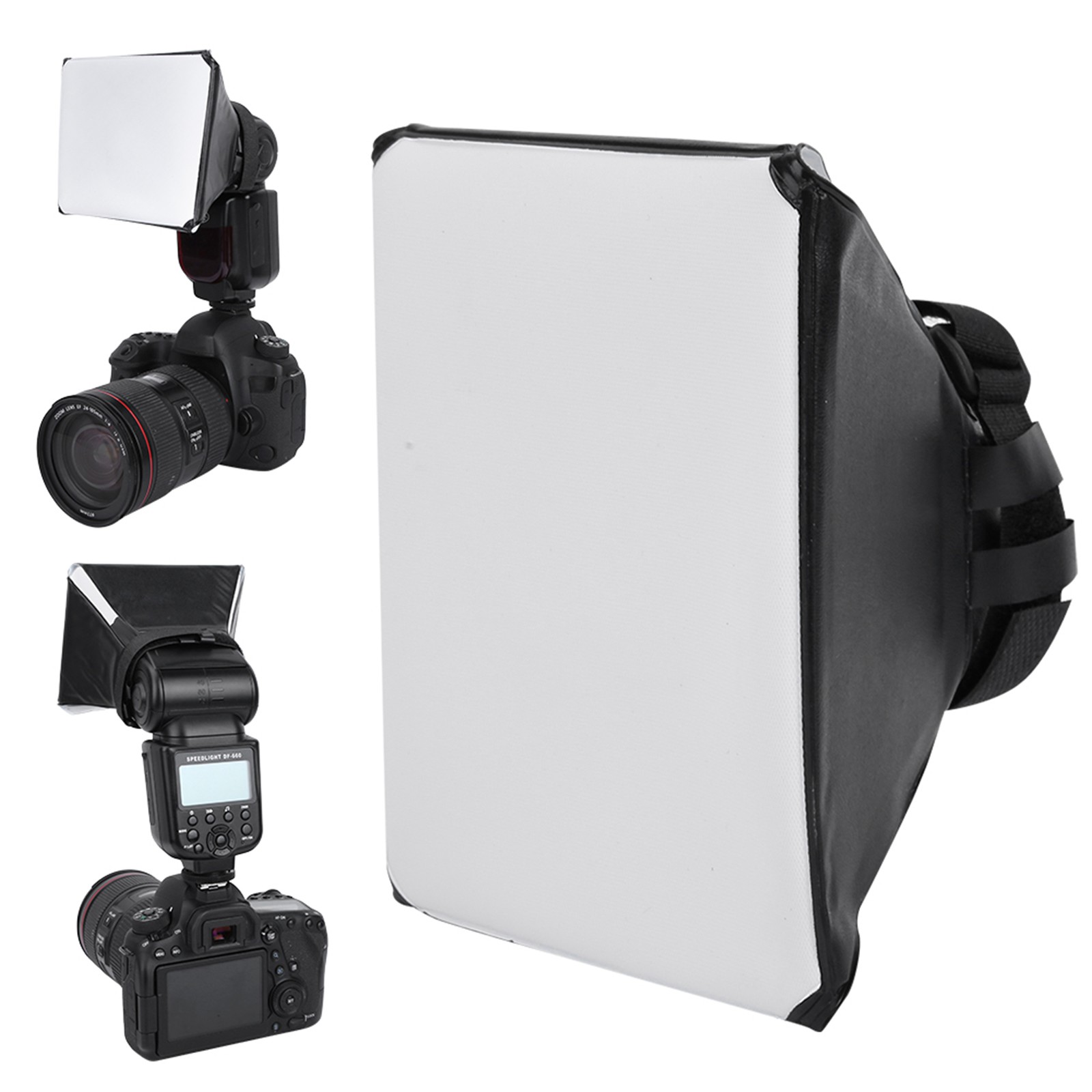 10*13cm Universal Mini Portable Softbox Diffuser For Flash//Speedli Fit⭐