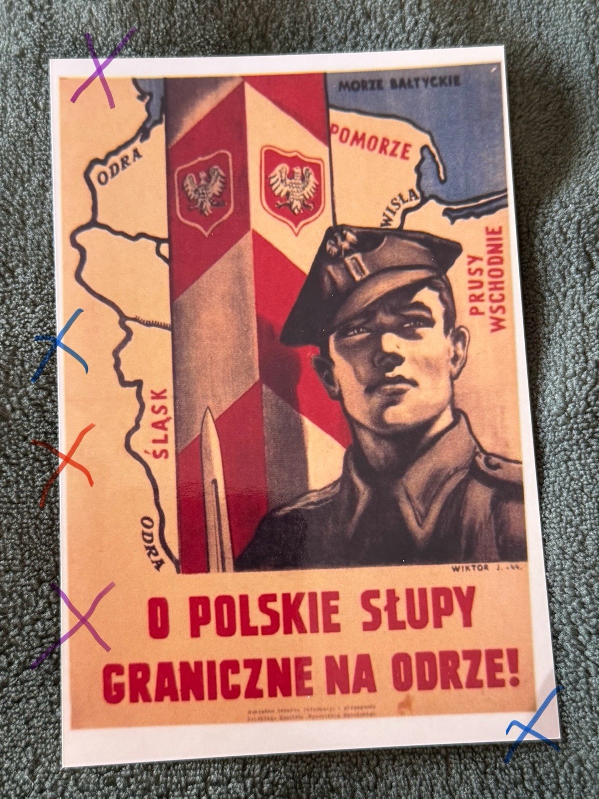 4x6 inch WW2 photo repro Polish Poland Poster Bolt Action Flames of War A