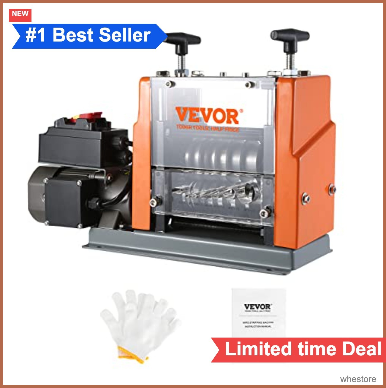 Electric Wire Stripping Machine 0.06 to 0.98 Inch 60W Automatic Copper Cable