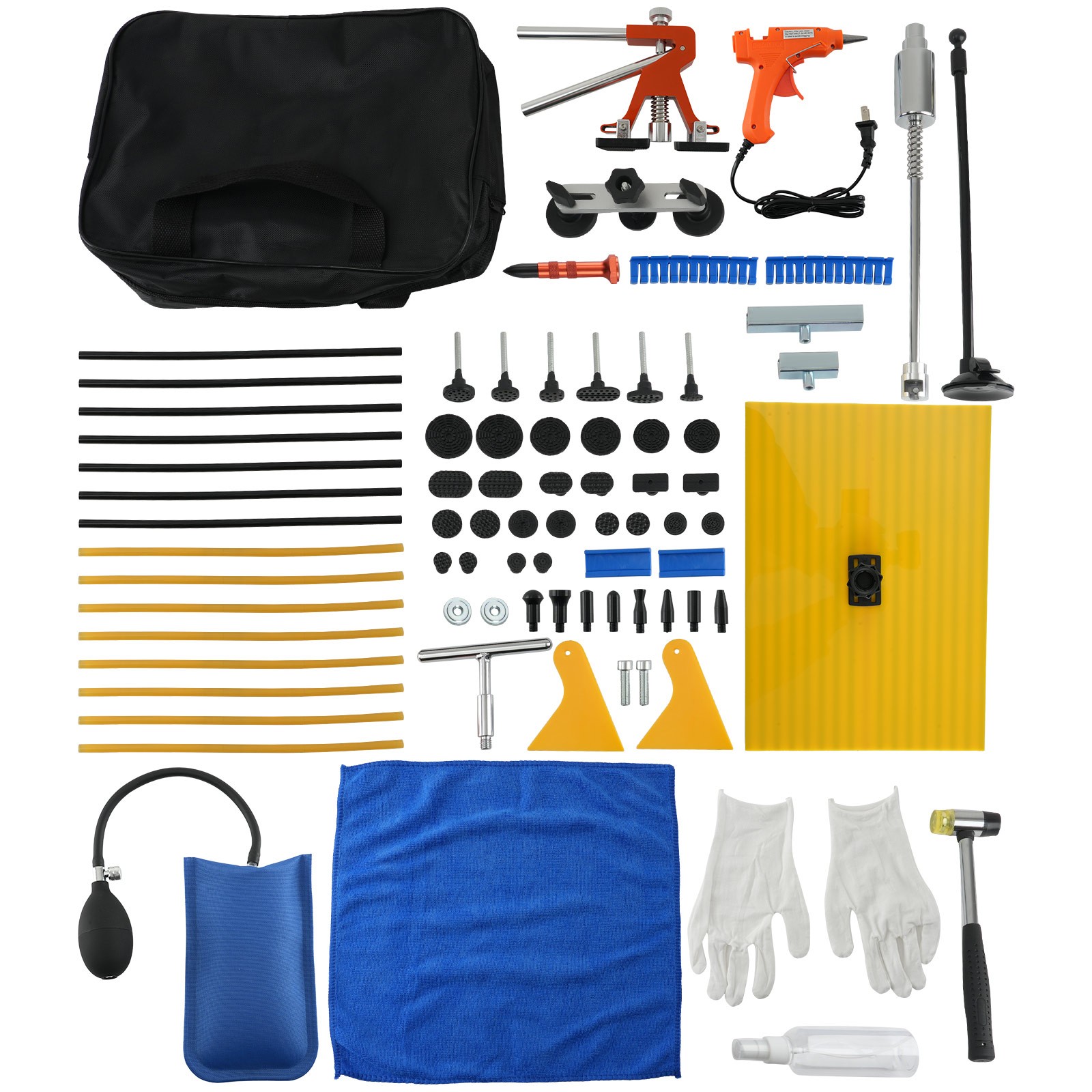 Auto Dent Repair Tool Set for Car Vehicle Body PDR Kit Puller Bridge Tabs 20W