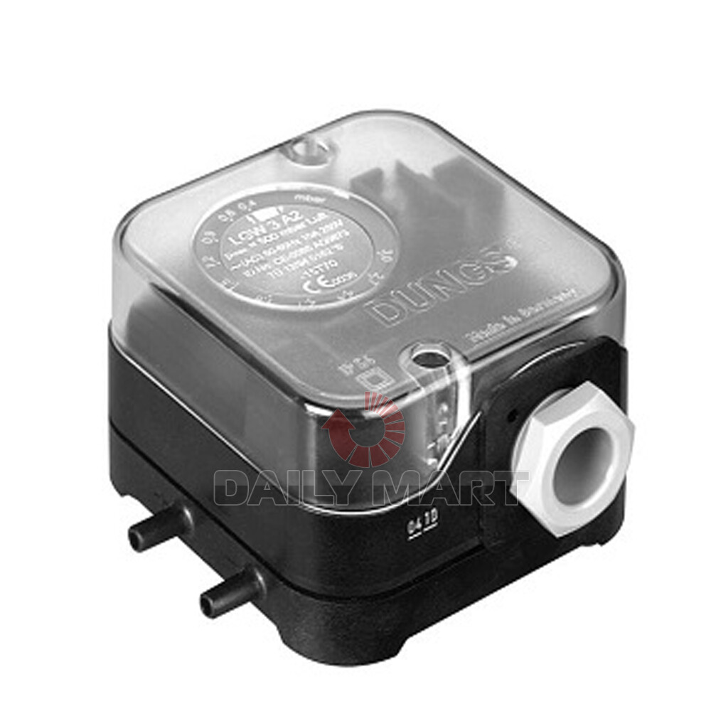 New In Box DUNGS LGW3A2 Air Pressure Switch With Test Button For Burner