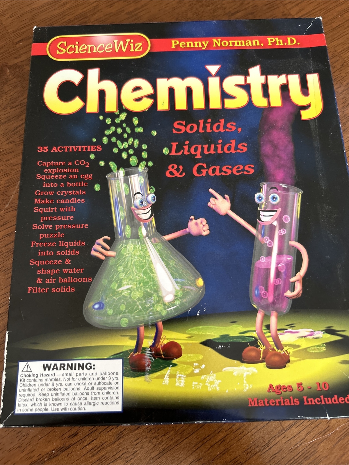 Science Wiz Chemistry Set Solids Liquids Gases