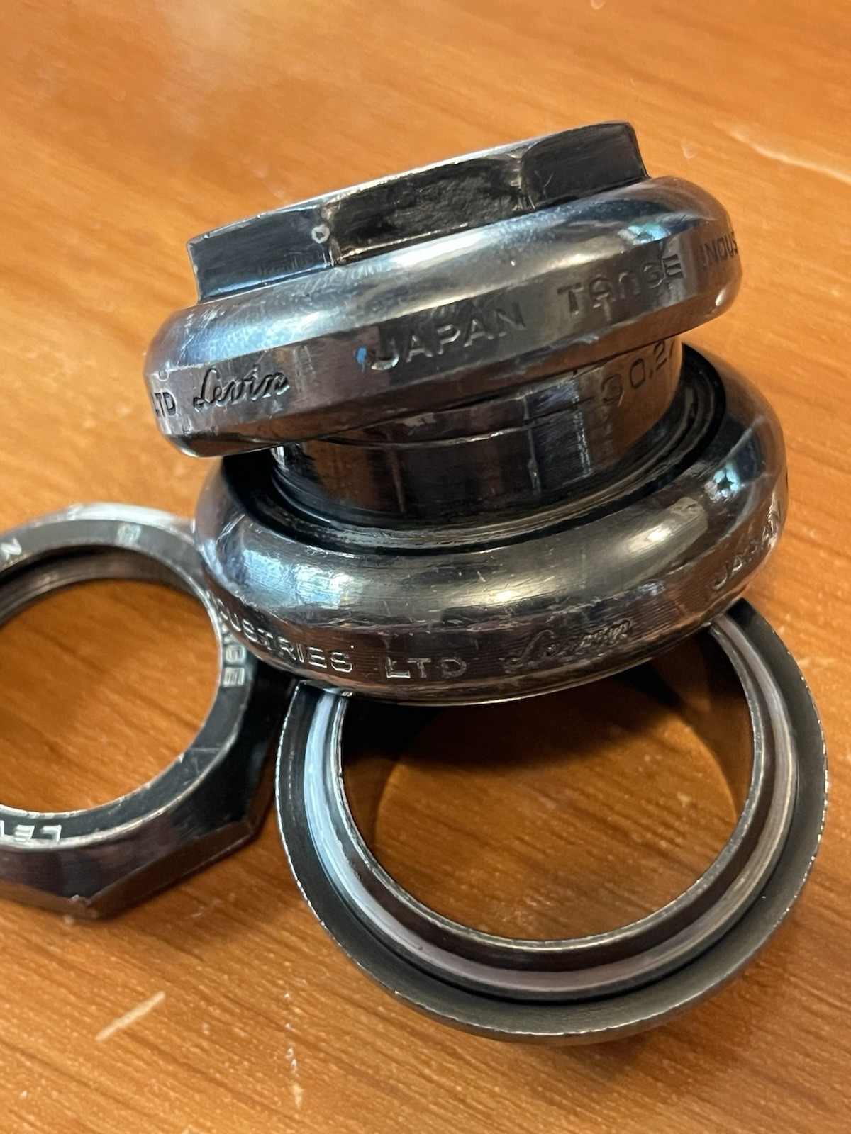 Tange Level NJS Track Headset Black 1” Threaded