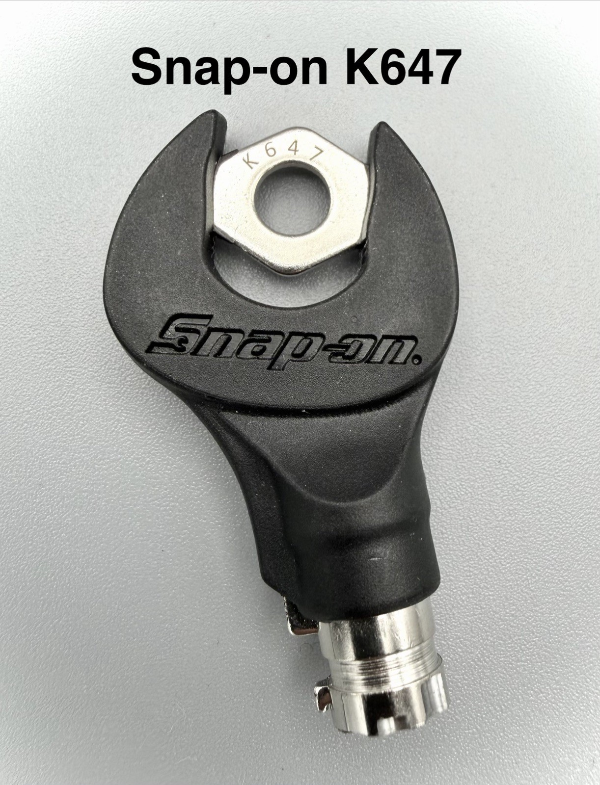 Snap-on K647 Flank Drive Plus Tool Box Key, Snap-on #K647 Key, New OEM.