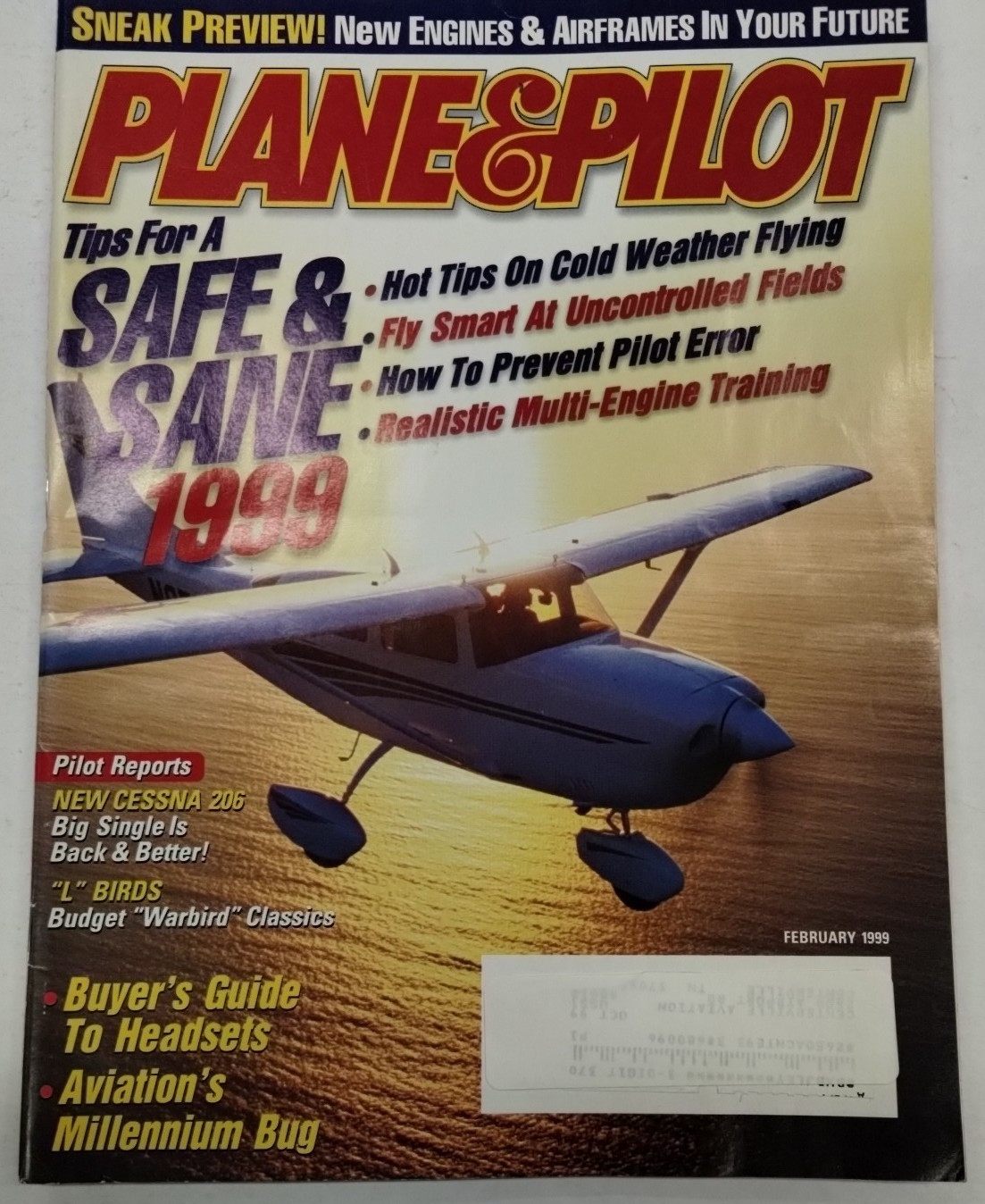 Plane & Pilot Magazine February 1999/Volume 35/Number 2-Original