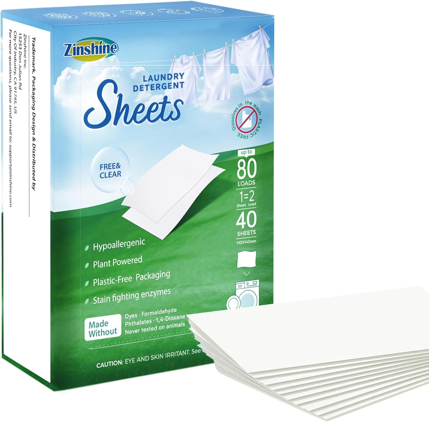 Laundry Deternt Sheets, Laundry Soap Sheet, Eco Friendly Hypoallernic