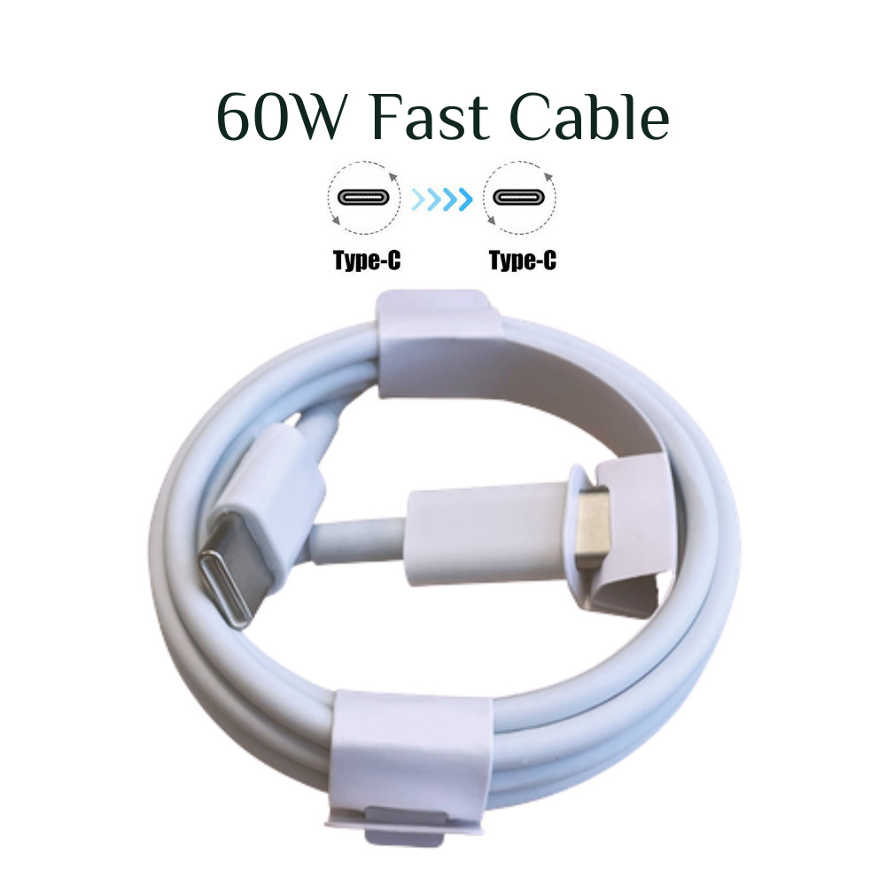Lot 60W USB-C to USB-C Cable 3/6Ft PD Fast Charger Cord For Samsung iPhone 15 16