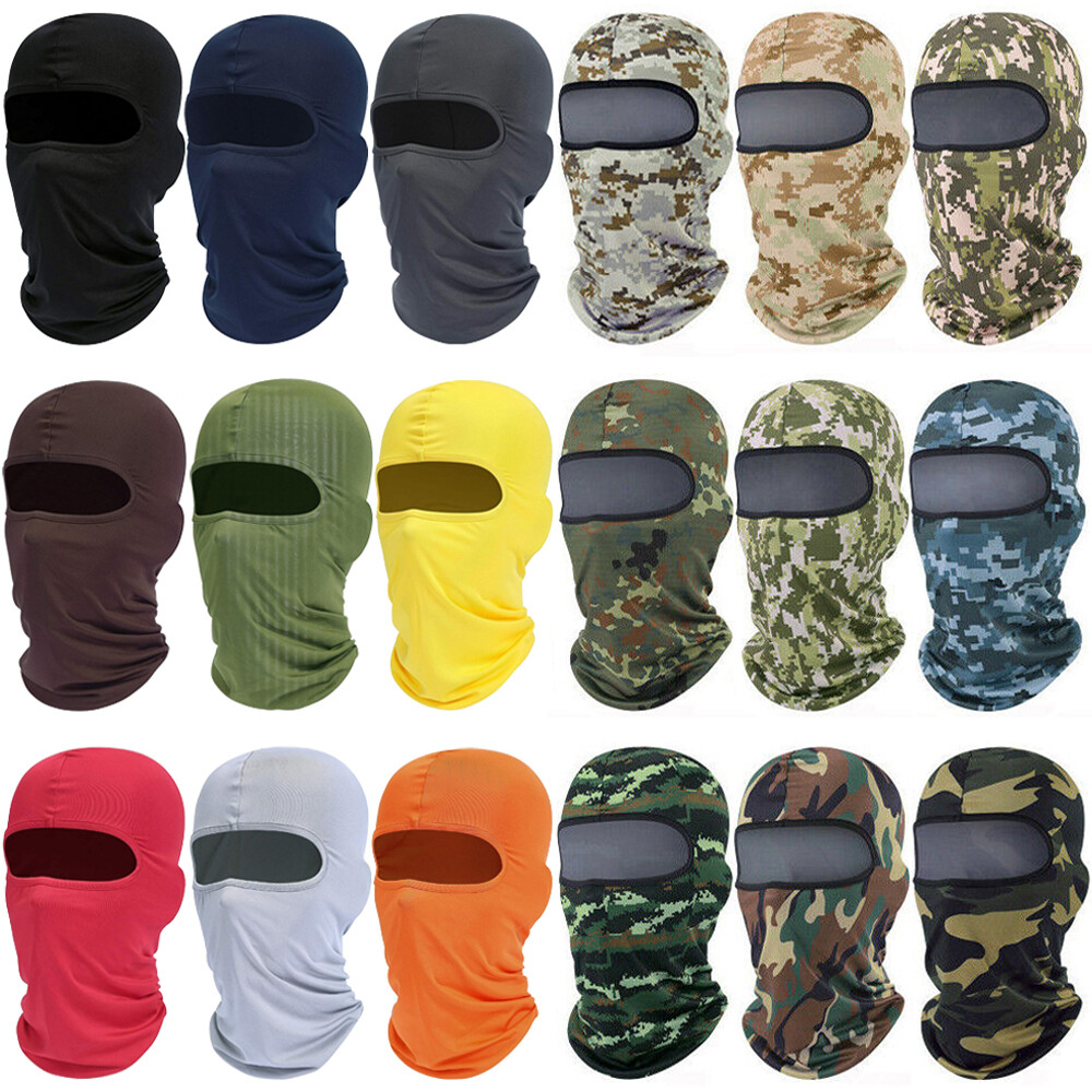Balaclava Face Mask UV Protection Ski Sun Hood Tactical Head Cover for Men Women