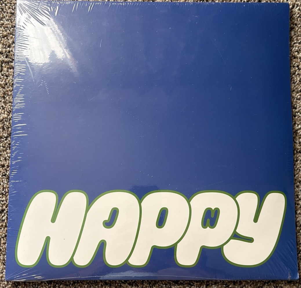 BTS Jin - Happy EP Blue Vinyl with Photocard and Photobook BRAND NEW SEALED