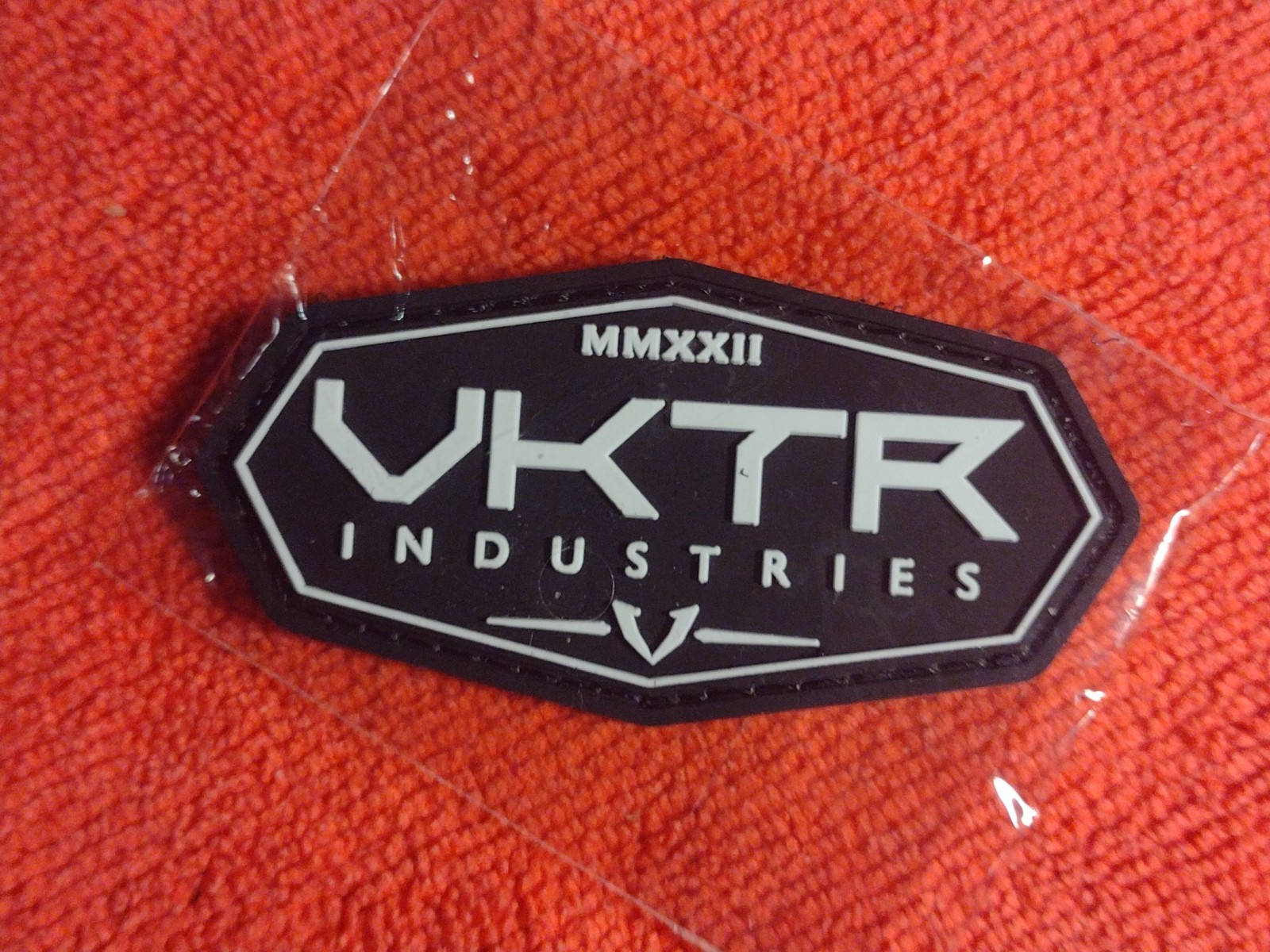 VKTR INDUSTRIES Tactical Morale Patch SHOT-SHOW 2025 PVC H&L NIP Gas Piston AR